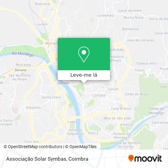 Associação Solar Symbas mapa