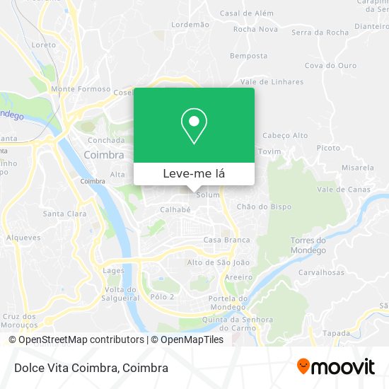 Dolce Vita Coimbra mapa