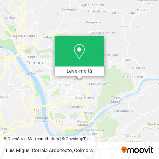 Luís Miguel Correia Arquitecto mapa