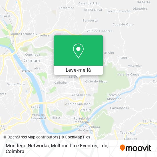 Mondego Networks, Multimédia e Eventos, Lda mapa
