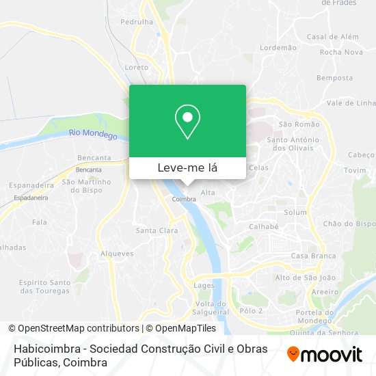 Habicoimbra - Sociedad Construção Civil e Obras Públicas mapa
