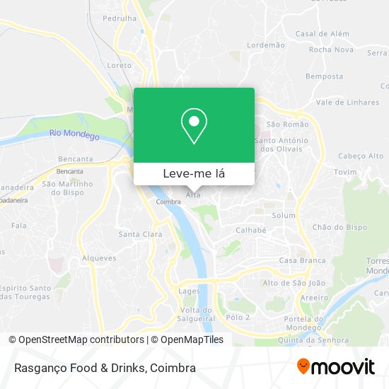 Rasganço Food & Drinks mapa