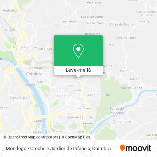 Mondego - Creche e Jardim de Infância mapa