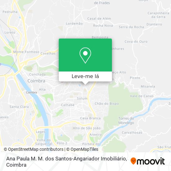 Ana Paula M. M. dos Santos-Angariador Imobiliário mapa