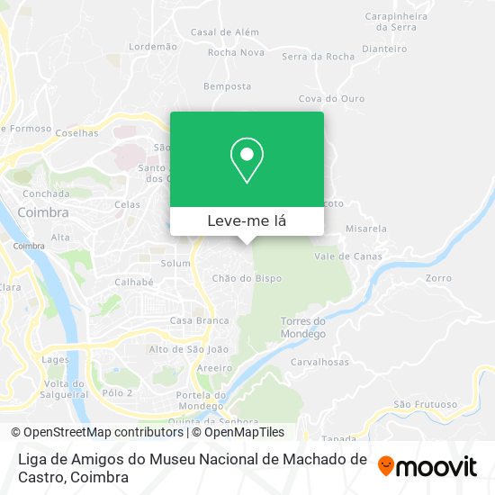 Liga de Amigos do Museu Nacional de Machado de Castro mapa