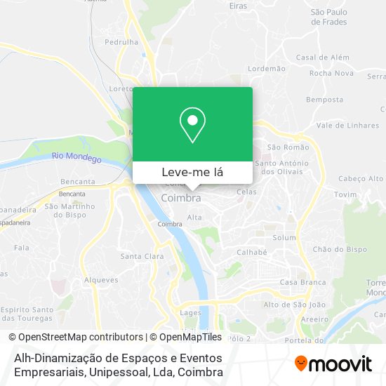 Alh-Dinamização de Espaços e Eventos Empresariais, Unipessoal, Lda mapa