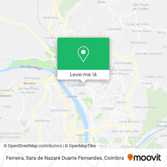 Ferreira, Sara de Nazaré Duarte Fernandes mapa