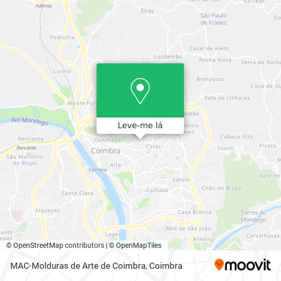 MAC-Molduras de Arte de Coimbra mapa
