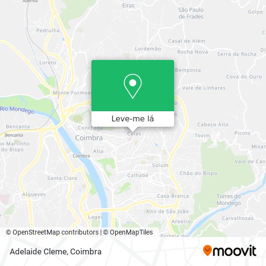 Adelaide Cleme mapa