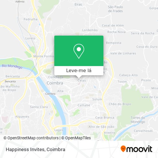 Happiness Invites mapa