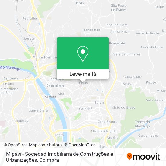 Mipavi - Sociedad Imobiliária de Construções e Urbanizações mapa