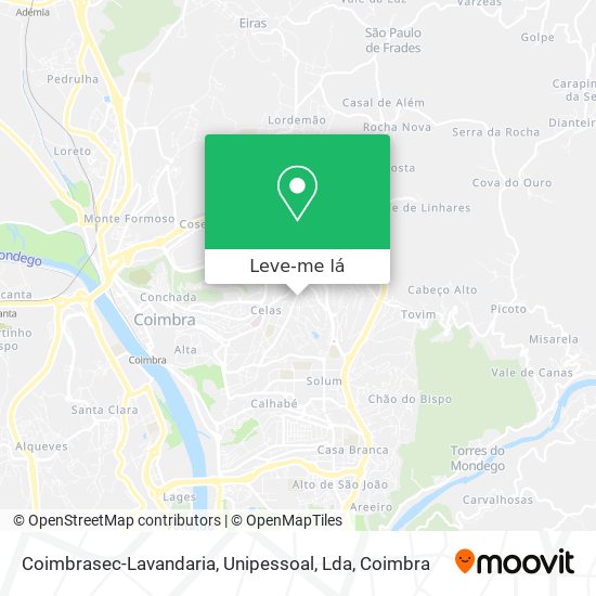 Coimbrasec-Lavandaria, Unipessoal, Lda mapa