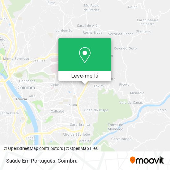 Saúde Em Português mapa