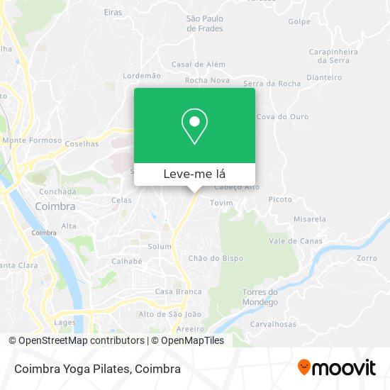 Coimbra Yoga Pilates mapa