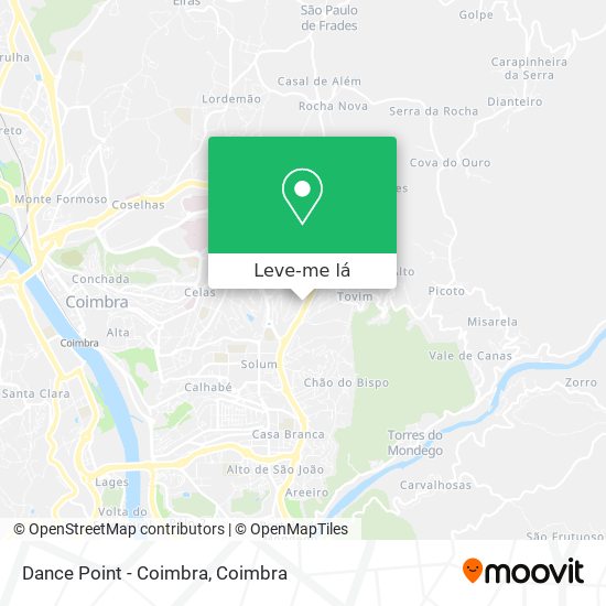 Dance Point - Coimbra mapa
