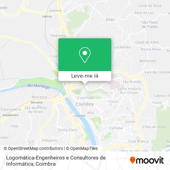 Logomática-Engenheiros e Consultores de Informática mapa