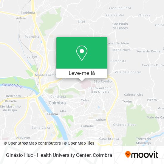 Ginásio Huc - Health University Center mapa