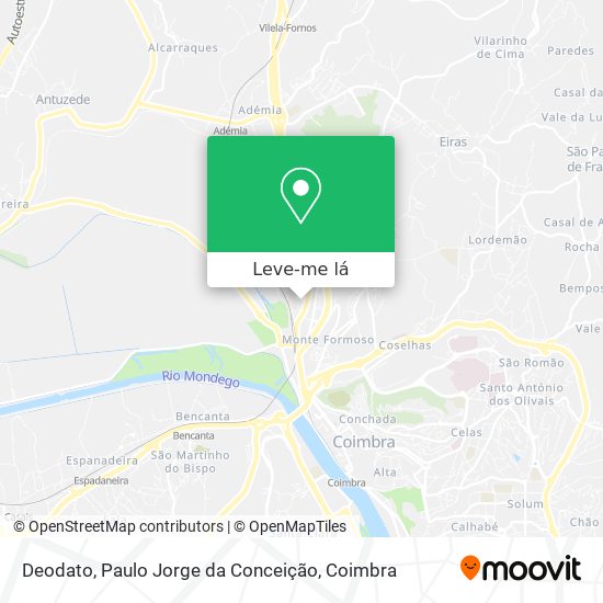 Deodato, Paulo Jorge da Conceição mapa