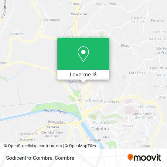 Sodicentro-Coimbra mapa