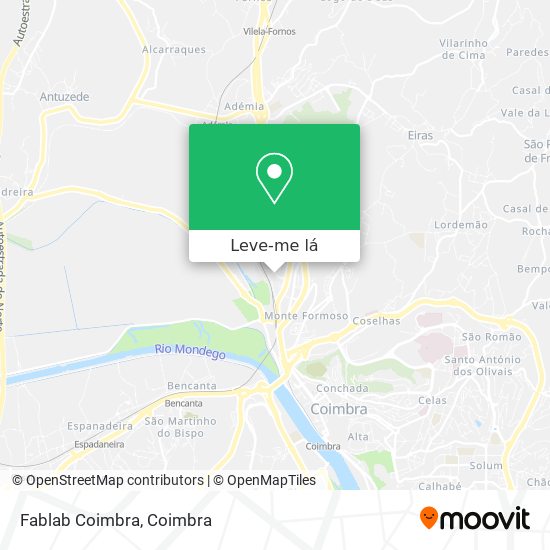 Fablab Coimbra mapa