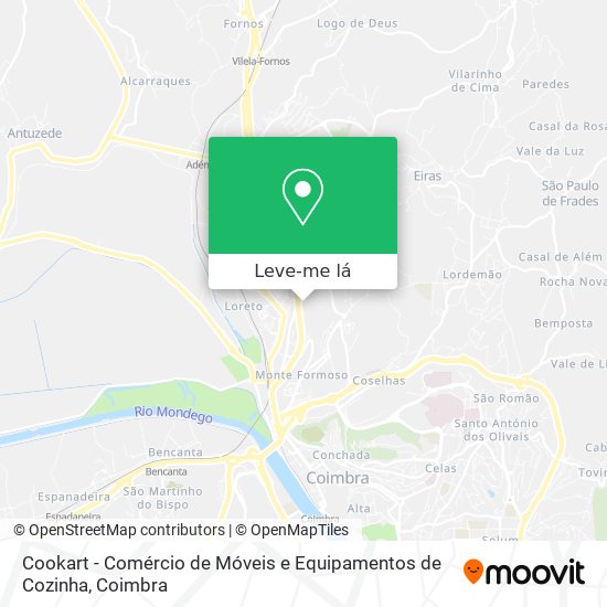Cookart - Comércio de Móveis e Equipamentos de Cozinha mapa