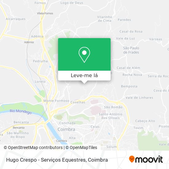 Hugo Crespo - Serviços Equestres mapa