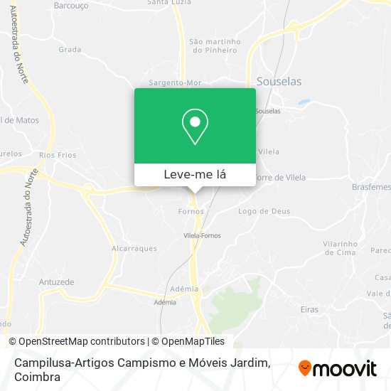 Campilusa-Artigos Campismo e Móveis Jardim mapa