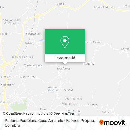 Padaria Pastelaria Casa Amarela - Fabrico Próprio mapa