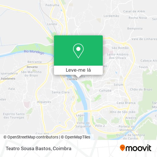 Teatro Sousa Bastos mapa