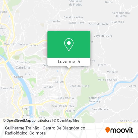 Guilherme Tralhão - Centro De Diagnóstico Radiológico mapa