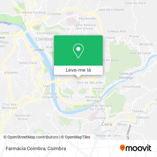 Farmácia Coimbra mapa