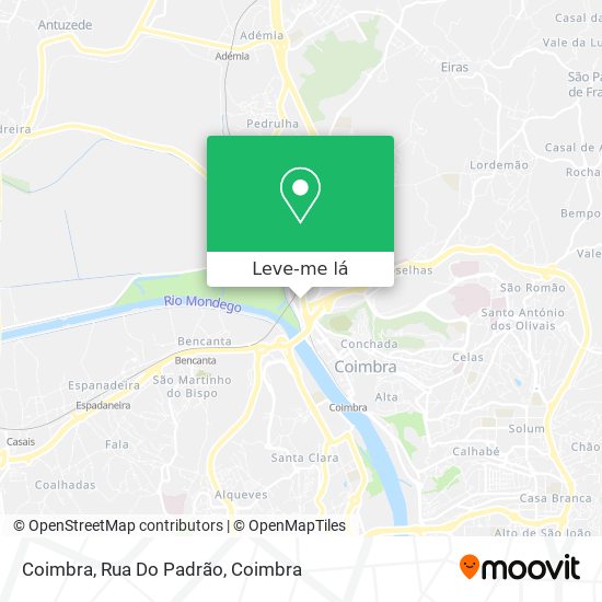 Coimbra, Rua Do Padrão mapa