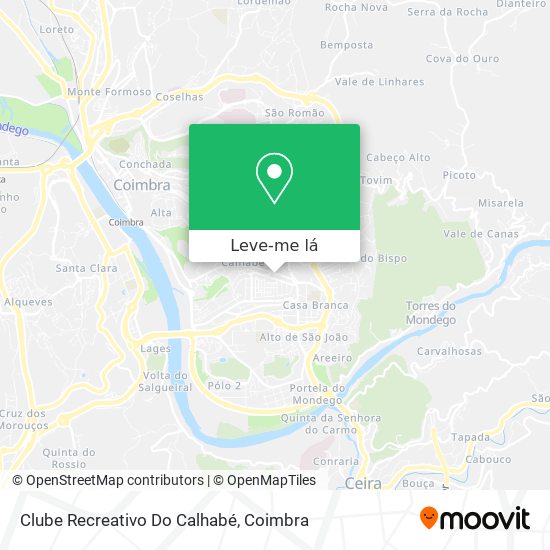 Clube Recreativo Do Calhabé mapa