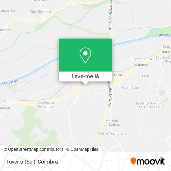 Taveiro (Sul) mapa