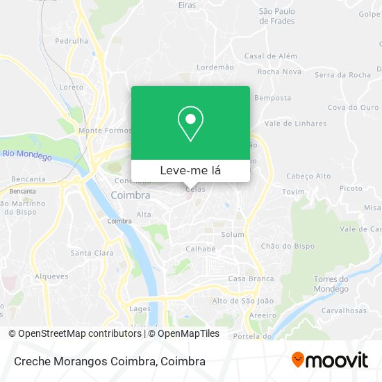 Creche Morangos Coimbra mapa