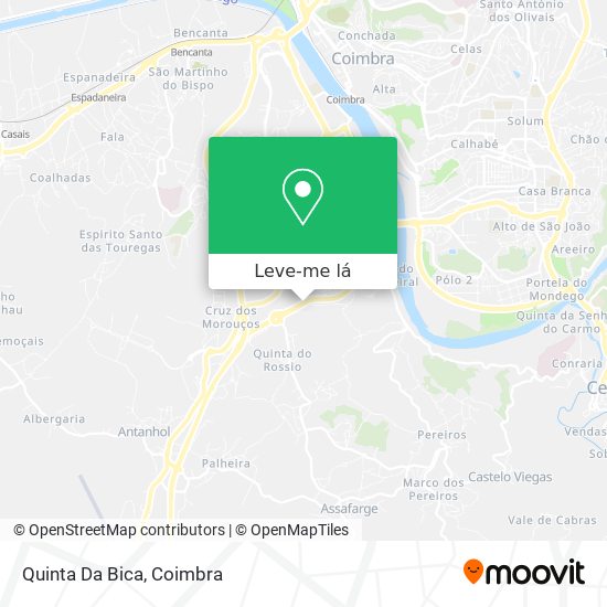 Quinta Da Bica mapa