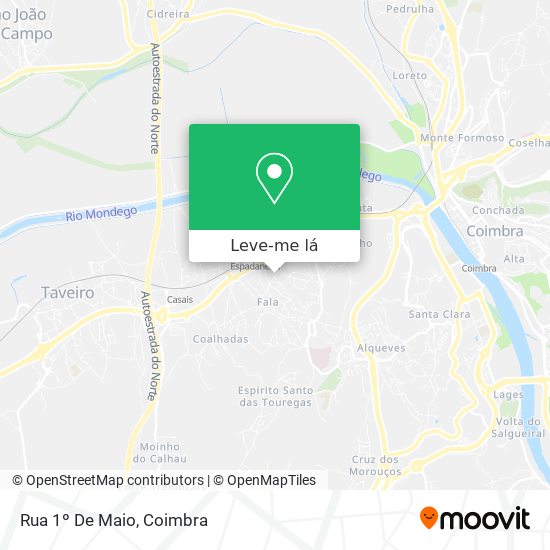 Rua 1º De Maio mapa