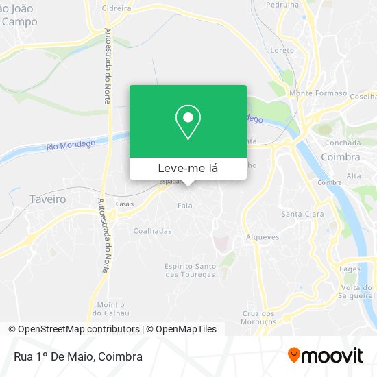 Rua 1º De Maio mapa