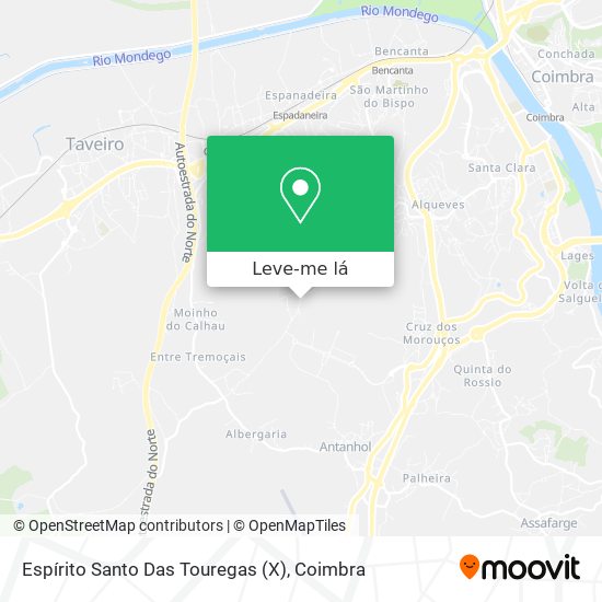 Espírito Santo Das Touregas (X) mapa