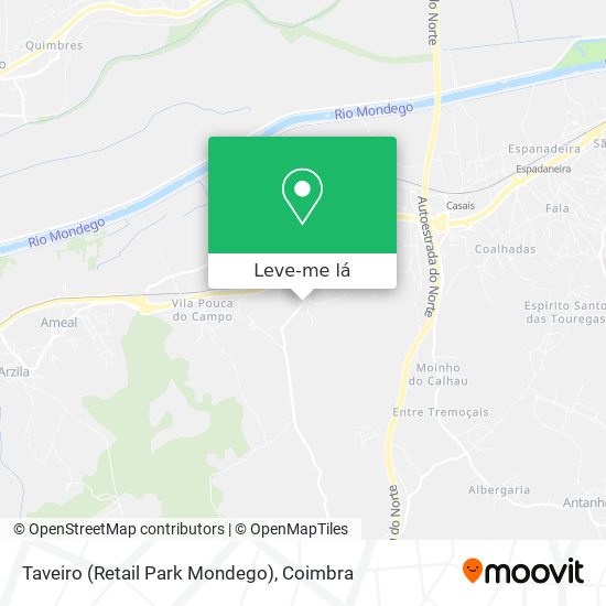 Taveiro (Retail Park Mondego) mapa