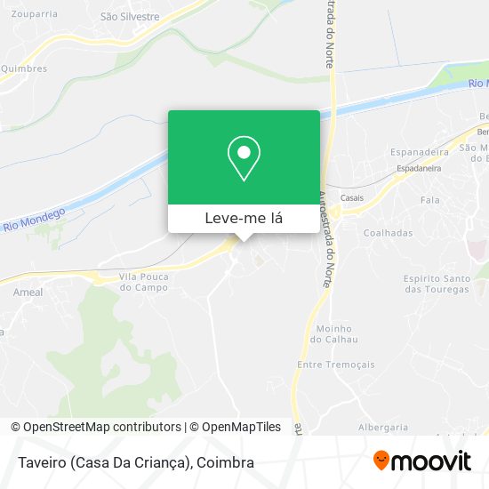 Taveiro (Casa Da Criança) mapa