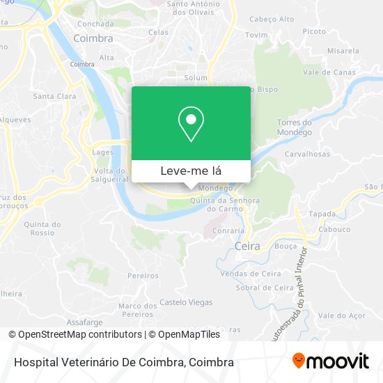 Hospital Veterinário De Coimbra mapa