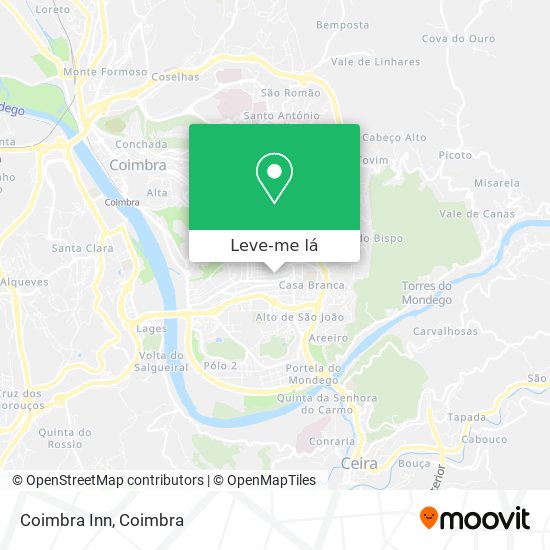 Coimbra Inn mapa