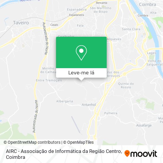 AIRC - Associação de Informática da Região Centro mapa