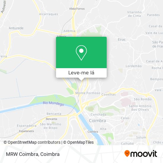 MRW Coimbra mapa
