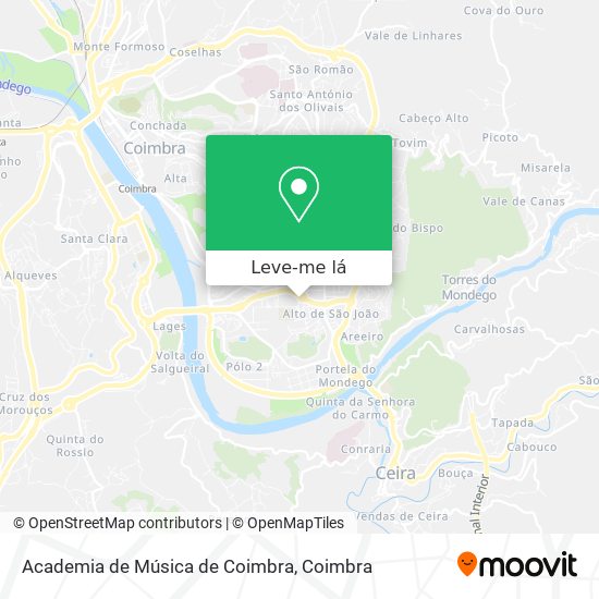 Academia de Música de Coimbra mapa