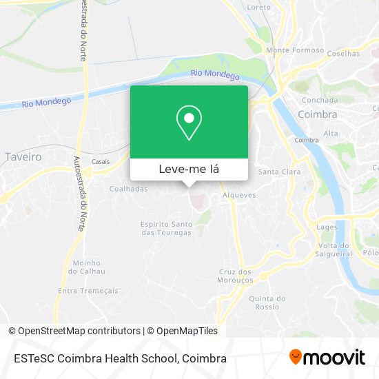 ESTeSC Coimbra Health School mapa