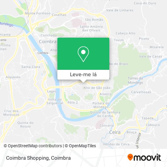 Coimbra Shopping mapa