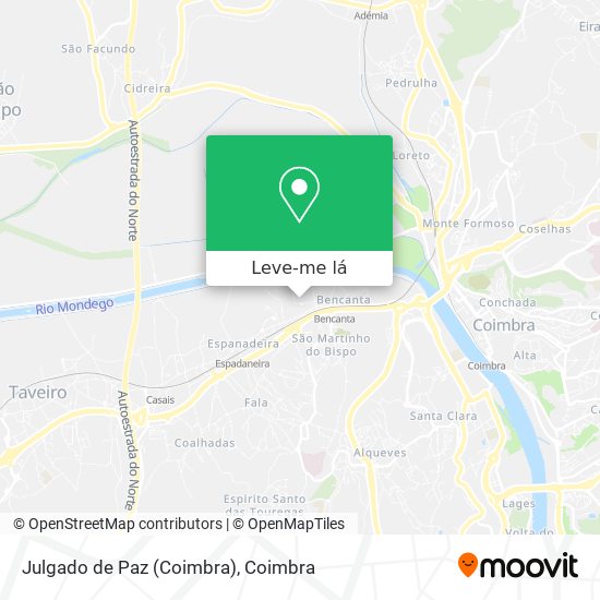 Julgado de Paz (Coimbra) mapa