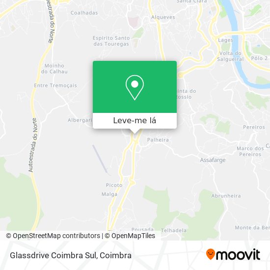 Glassdrive Coimbra Sul mapa